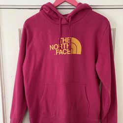 NORTHFACE HotPink Hoodie Sweatshirt Sz XL