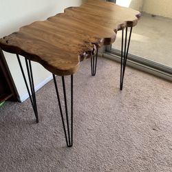Like New - Live Edge Console Table