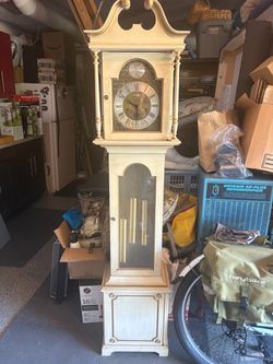 Vintage Grandfather Clock with Pendulum
