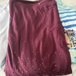 Three Long Sleeved Shirts  and  one 1x