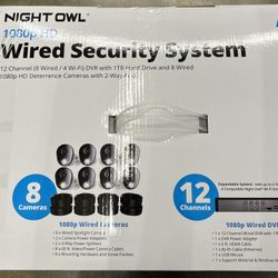 NIGHT OWL 1080p HD Wired Security System With 8 Cameras 