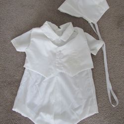Baby Boys 6 Months Baptism Outfit