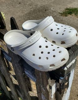 White Crocs
