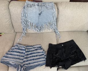 Junior Size L Jean Shorts $10 for all