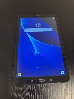 WiFi Only Samsung Galaxy Tab A 10.1" 16GB Black SM-T580  The product is a Samsung Galaxy Tab A, specifically the SM-T580 model, with a 10.1" screen si