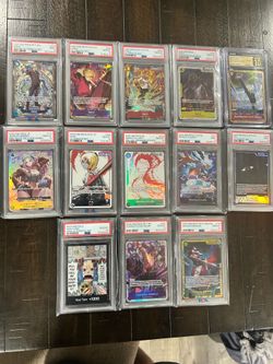 Graded one piece slabs available, cash money