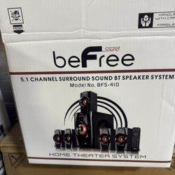 beFree 5.1 channel surround sound BT speaker system. BFS-410