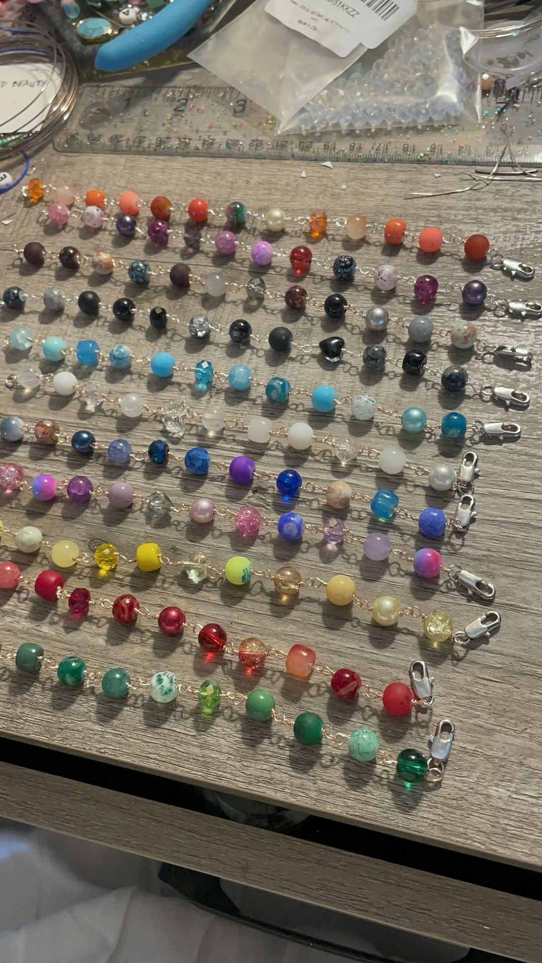 Pulseras/ Beaded Bracelet Wire