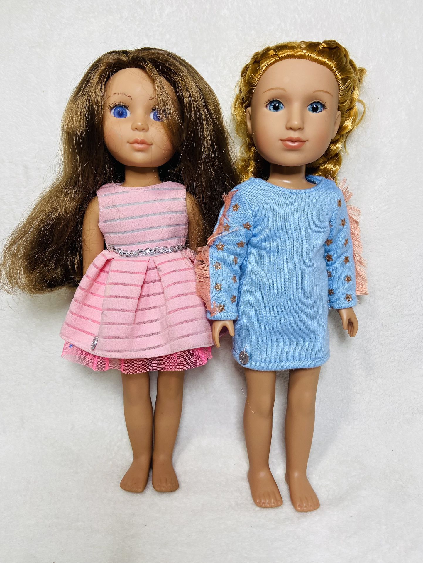 14” Glitter Girls Dolls Blonde Brunette Dress Up Dolls