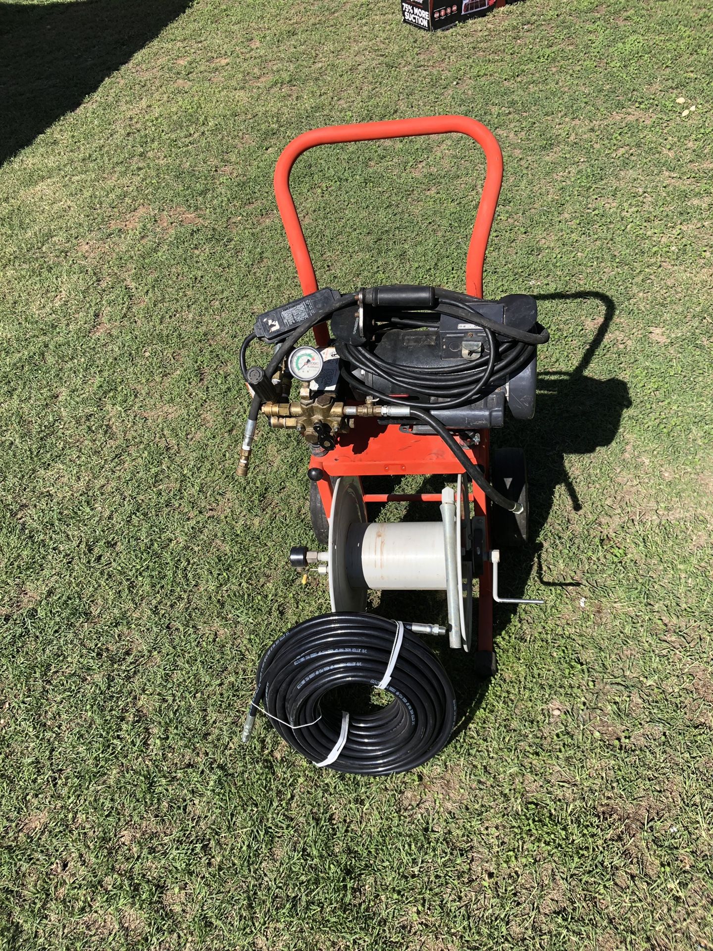 Ridgid sewer hydro jetter used KJ 1350 with the upgraded KJ 1750 cart
