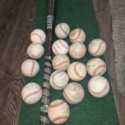 Marucci MAPLE Wood Baseball Bat + 21 Baseballs! 