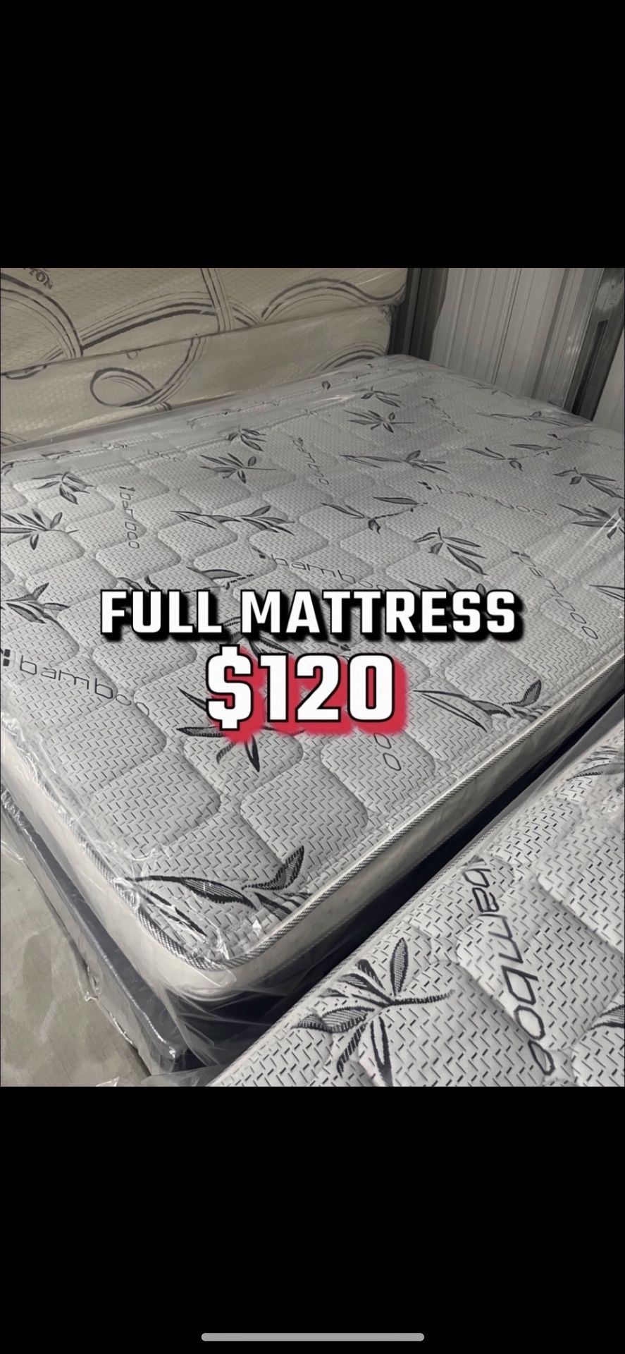 Full Size Pillow Top Mattress 