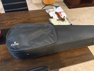 Cecillo Violin,deluxe hard case,metallic black