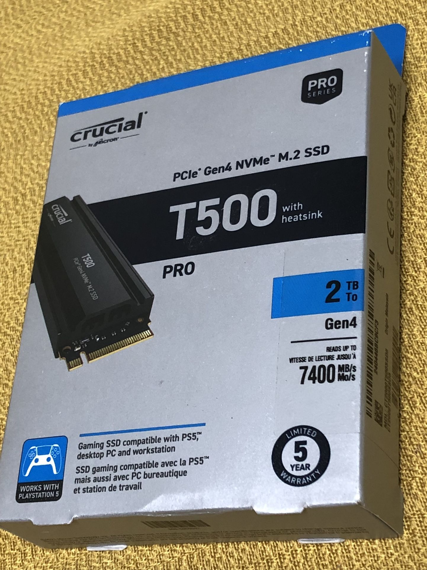 Crucial  2TB Internal SSD PCIe Gen $120