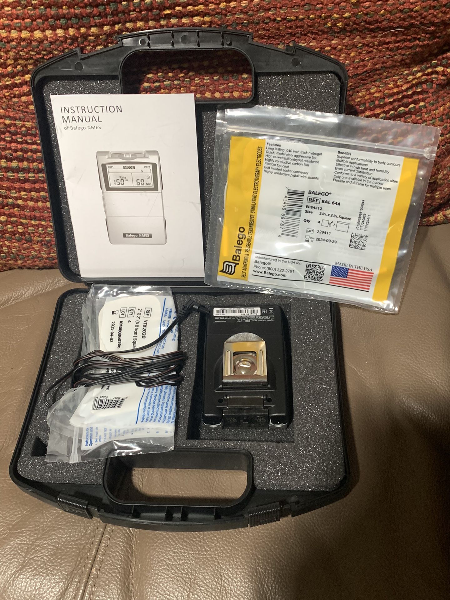 Balego LCD EMS Digital Neuromuscular NMES Stimulator OTC Flip Top / 3 Modes 