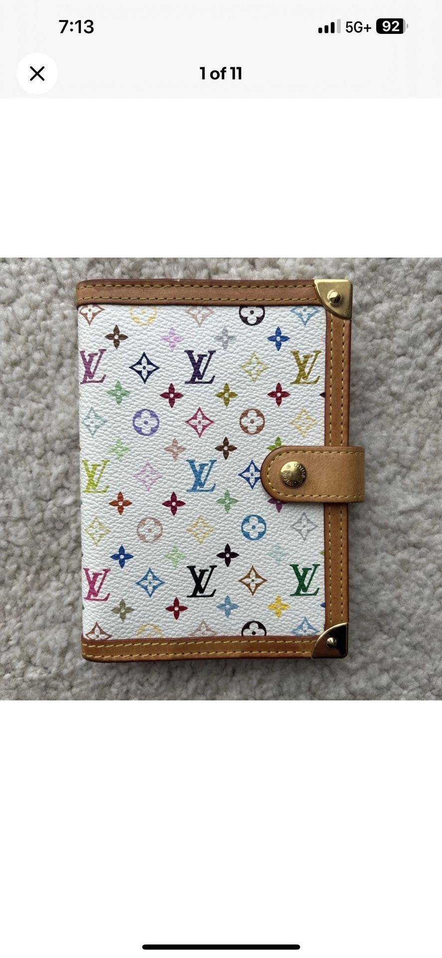 Louis Vuitton Monogram Agenda PM tebook Cover Takashi Murakami