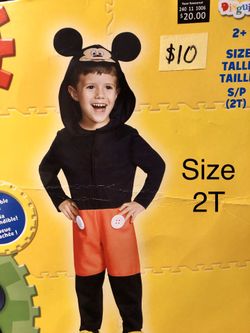 NEW Mickey Mouse Halloween Costume size 2T
