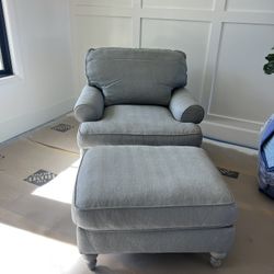 Rowe Chair With Ottoman