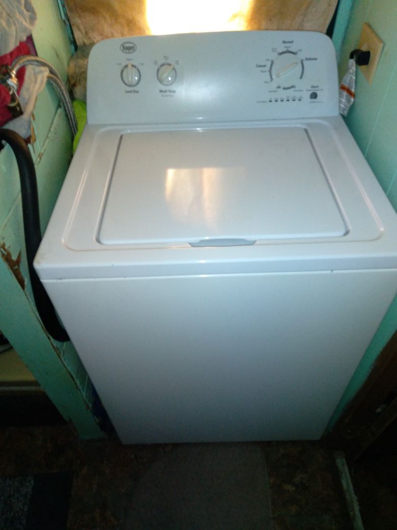 Roper by Whirlpool washer and dryer both items for 125.00(62.50 each)