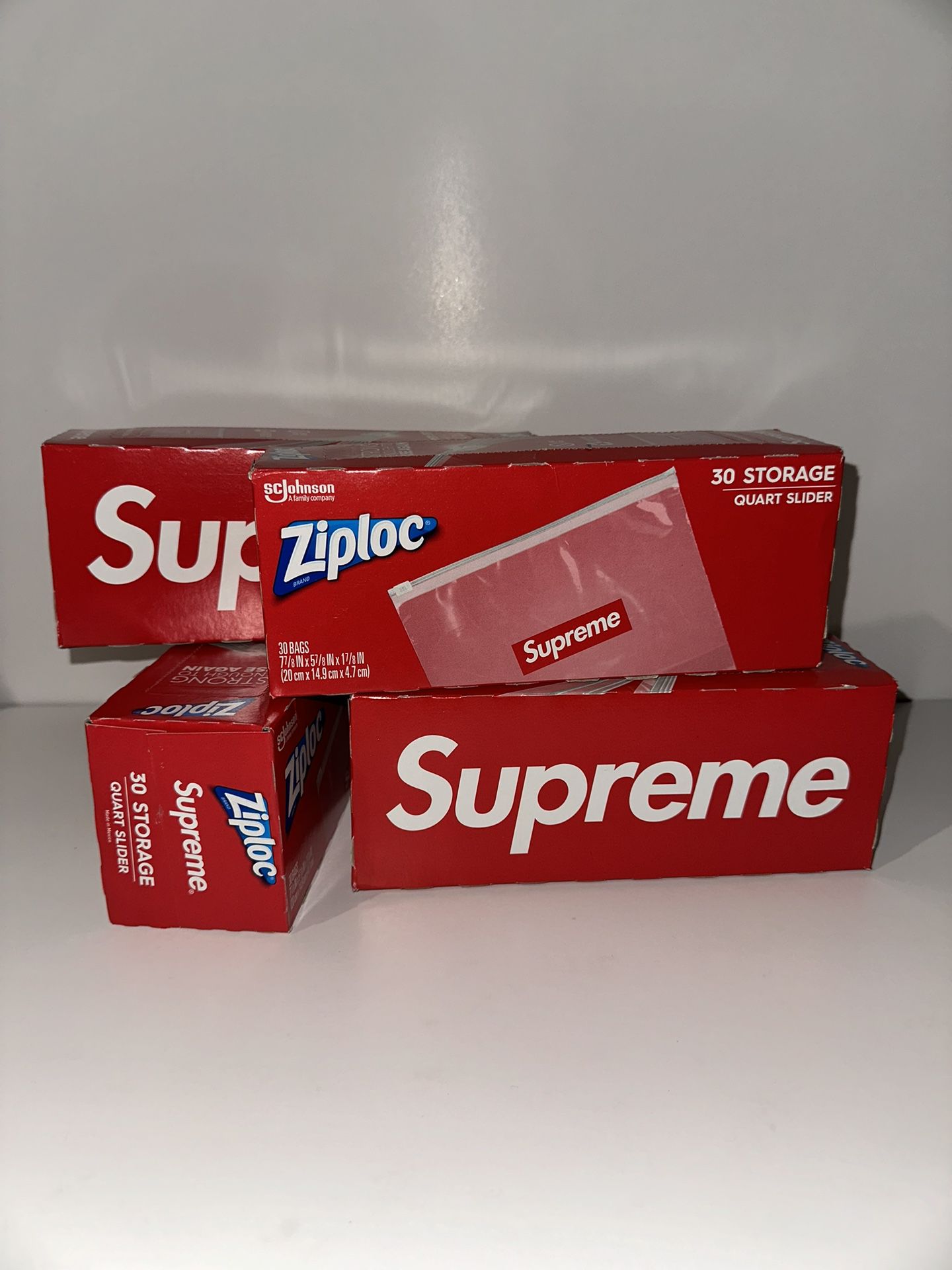Supreme Ziploc Bags (Box Of 30) 🚨