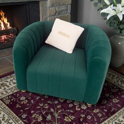 Velvet armchair