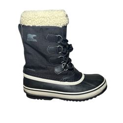 Women’s Sorel Winter Boots Size 7.5 Black 