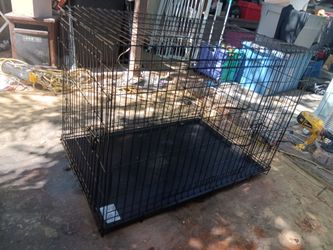 $40 LARGE FOLDABLE DOG CAGE