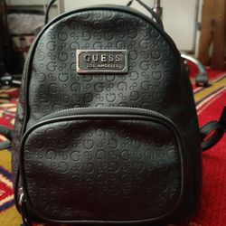 Authentic, New Guess Small Backpack / Handbag -Black 