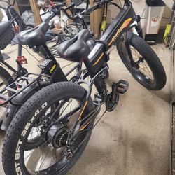 TotGuard & URLIFE Electric Fat Tire Bikes - Low Miles