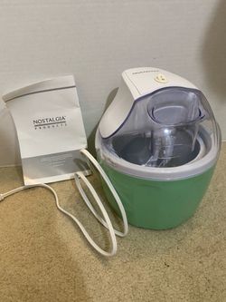 LIKE NEW Nostalgia Electric Ice Cream Maker