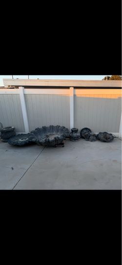 Outdoor Garden Fountain Parts Set