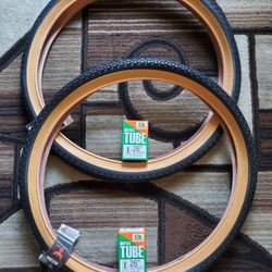 NEW Bicycle Bmx Cruiser Tires 26" Black Gumwall 