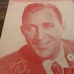 Vintage Sheet Music Bing Cosby
