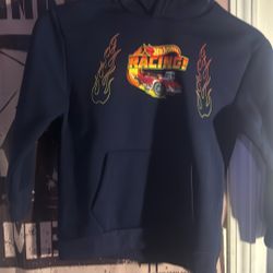 Pre-Owned Kids Hot Wheels Racing Navy Blue Sweater 