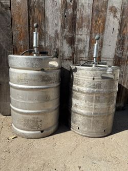 Empty Kegs With Hand Pump 15.5 Gallon $40 Each