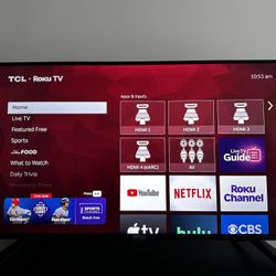 TCL 50 inch TV Roku