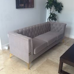 Tharyn Flared Arm Chesterfield Sofa X 2