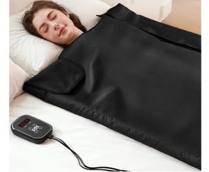 Portable far infrared sauna blanket