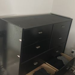 Wooden Dresser & Night Stand