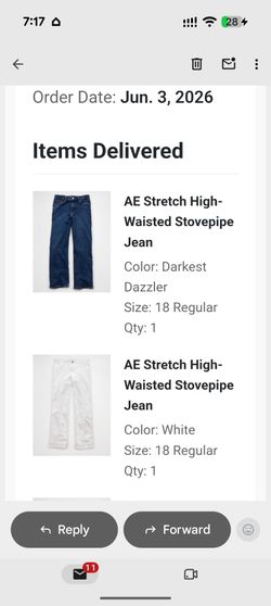 American Eagle Stovepipe Jeans