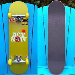 Globe Skateboards GI Act Now Complete Skateboard 8.0” Independent Hollow Trucks