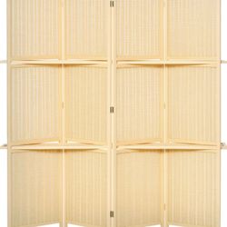 4-Panel Folding Room Divider