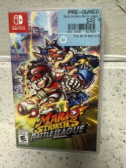 Mario strikers battle league Nintendo switch game