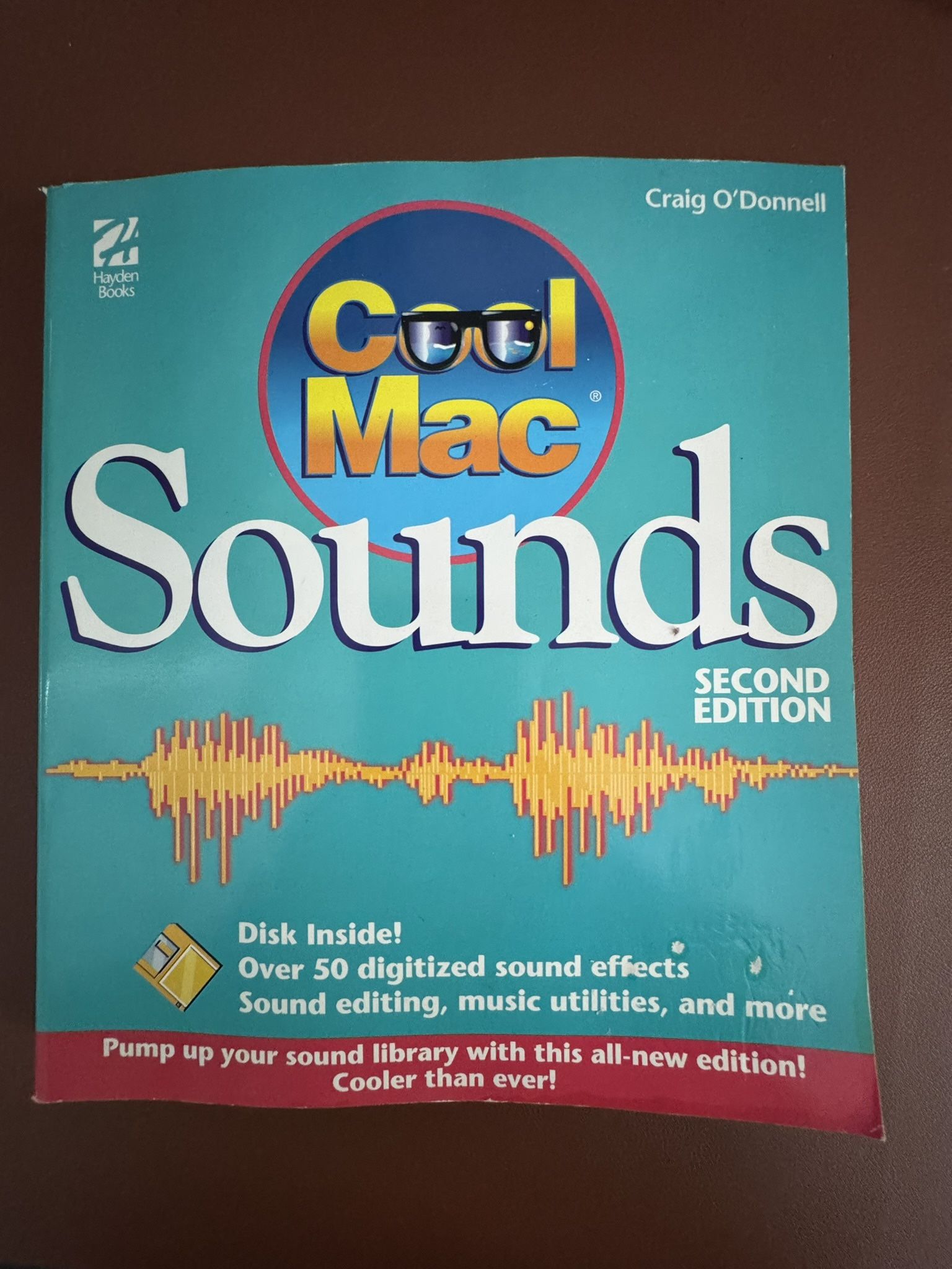 rare paperback: Cool Mac Sounds 2nd Edition with 3.5" floppy disk