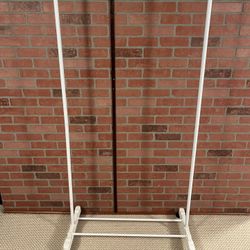 Rolling Clothes Rack, Organizer 68”H  x 35”W (easy to take apart)