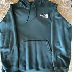 North Face Green Hoodie 