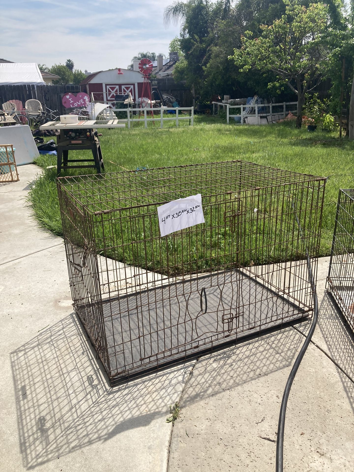 Pet Cage 40.00Four Ft By Three F