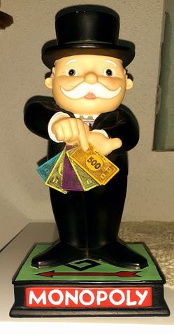 Monopoly, Rich Uncle Pennybags & Wall Clock