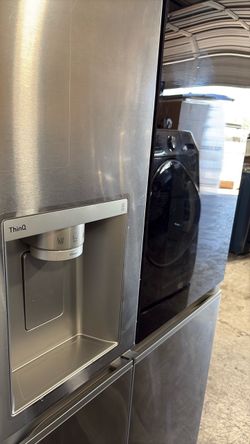 LG ThinQ Stainless Steel French Door Refrigerator