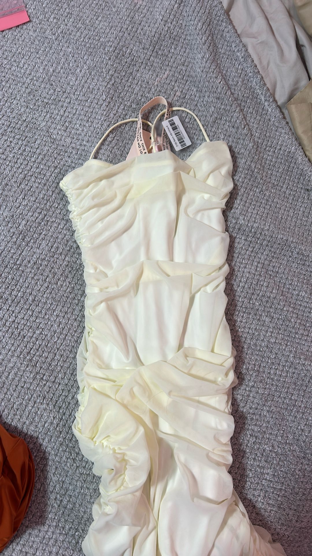 Beige Oh Polly Dress